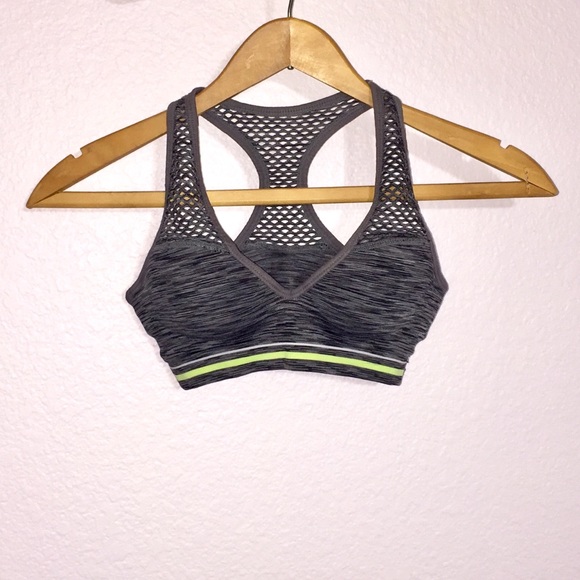 PINK Victoria's Secret Other - VS PINK SPORTS BRA gray/lime